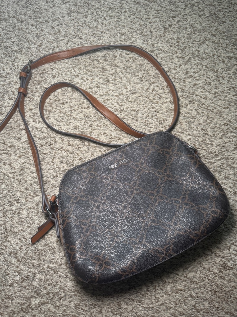 nine west handbag crossbody Cecily brown